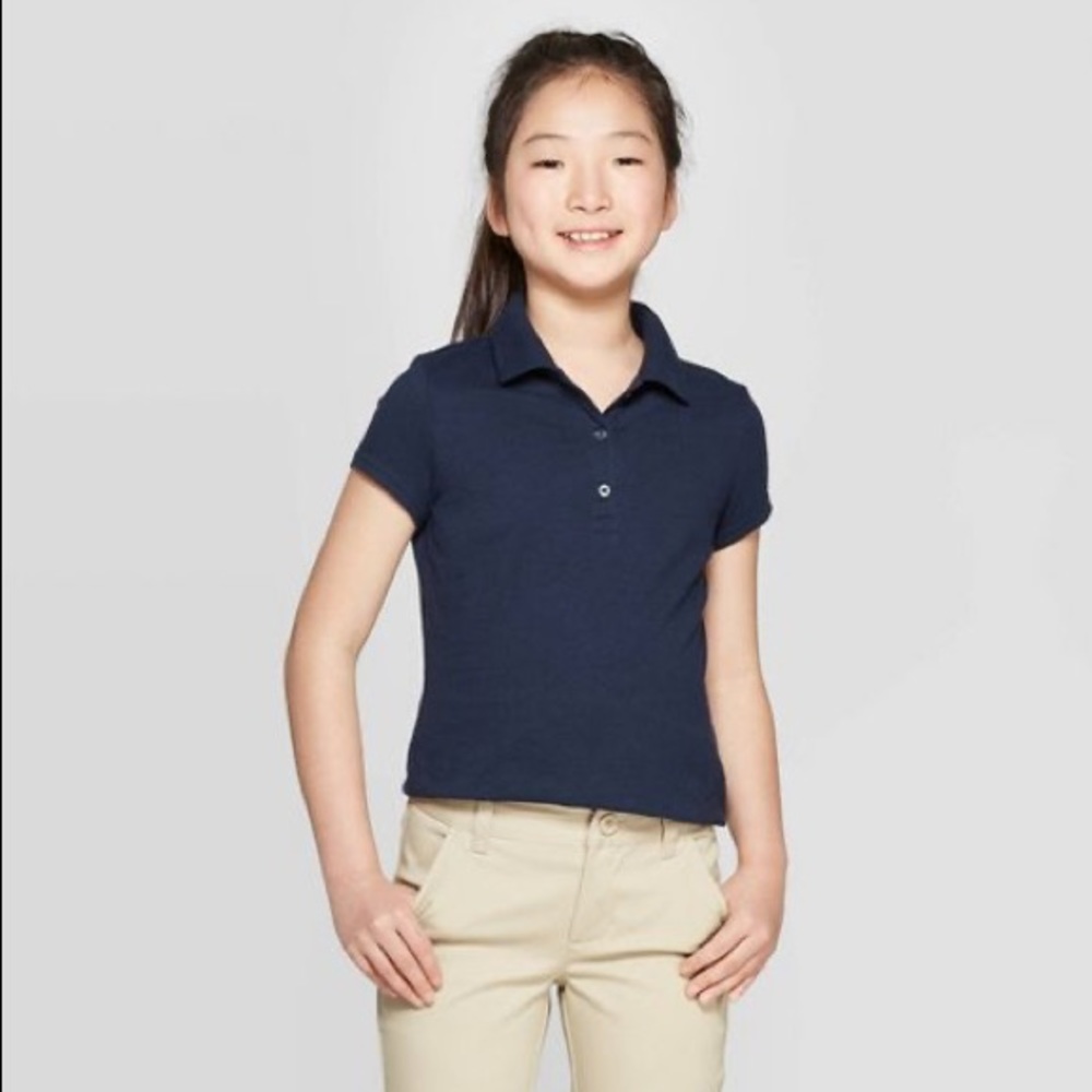 Girl’s Navy Polo